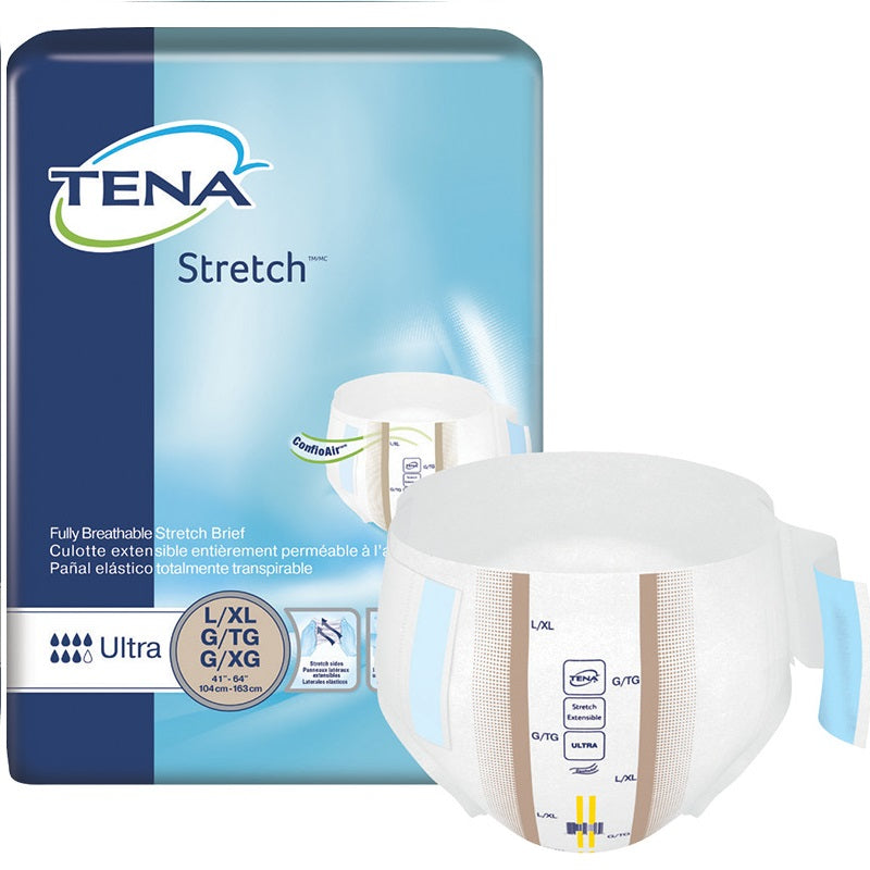 Unisex stretch incontinence brief
