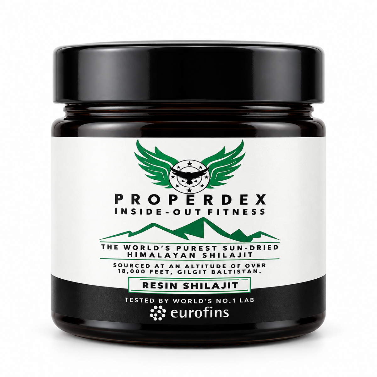 Properdex Himalayan Shilajit Resin – Pure Sun-Dried Himalayan Mineral Resin