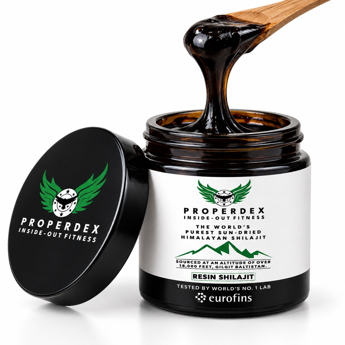Properdex Himalayan Shilajit Resin – Pure Sun-Dried Himalayan Mineral Resin