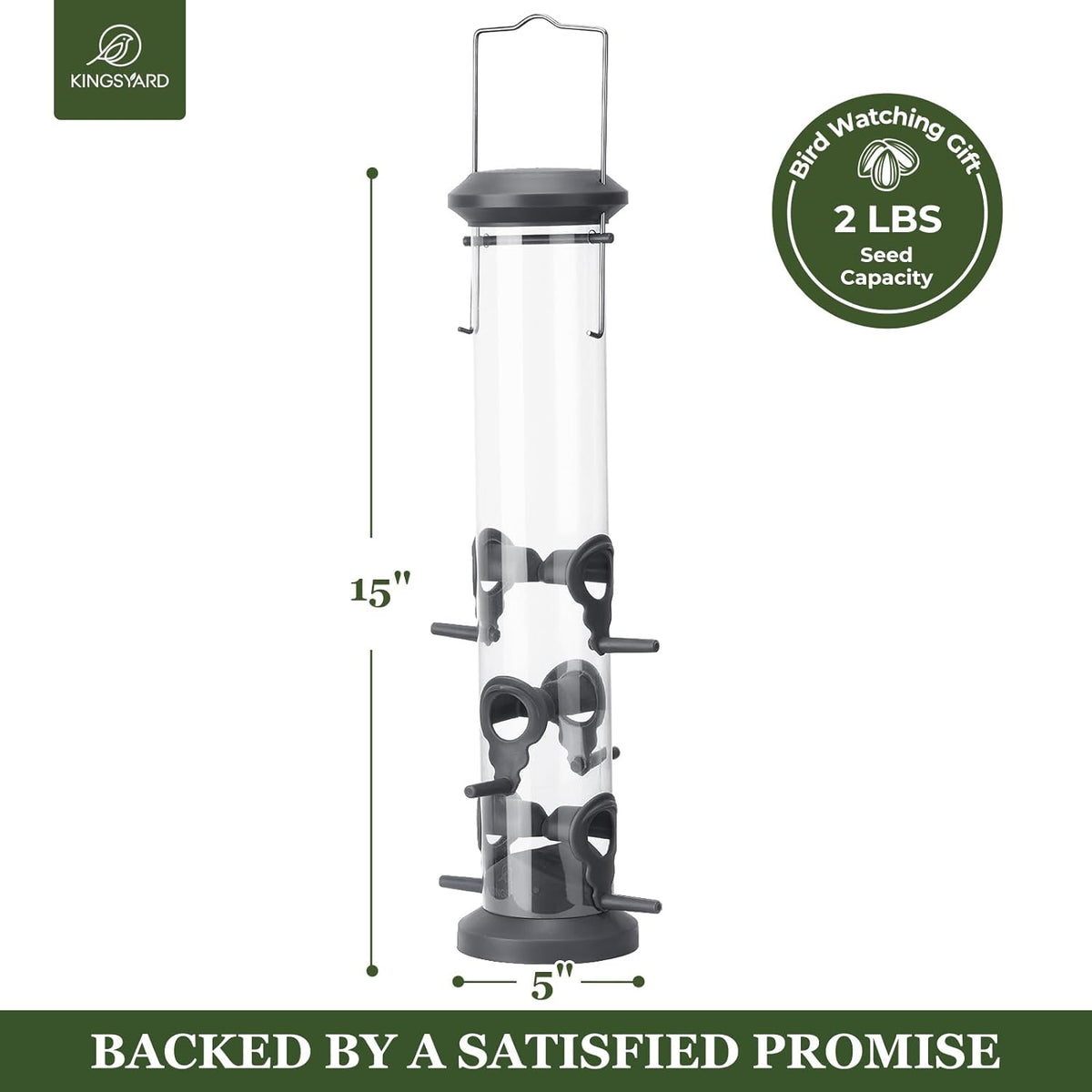 Kingsyard bird feeder easy refill detail