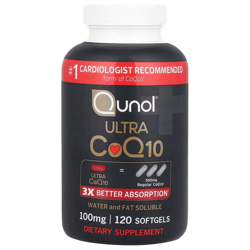 Qunol Ultra CoQ10 100 mg, 120 softgels