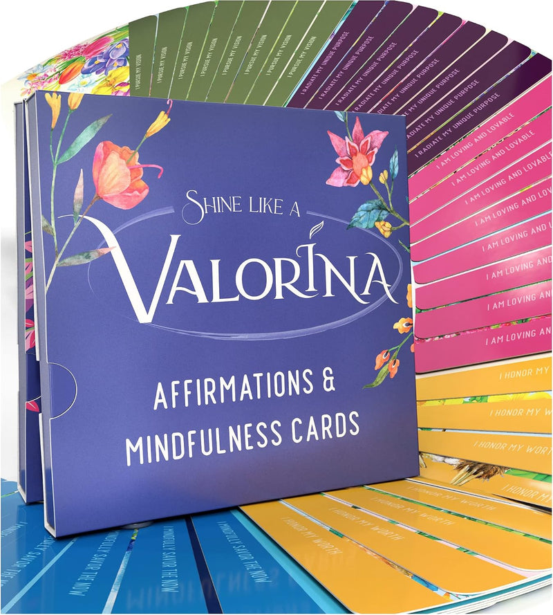 Valorina Affirmations and Mindfulness Cards set